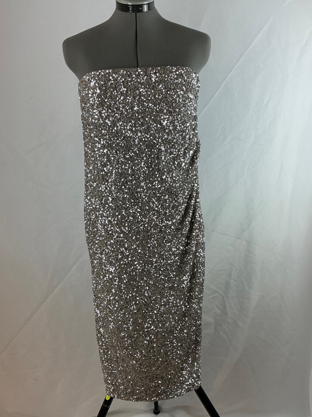 Express Silver Sequin Dress NWT